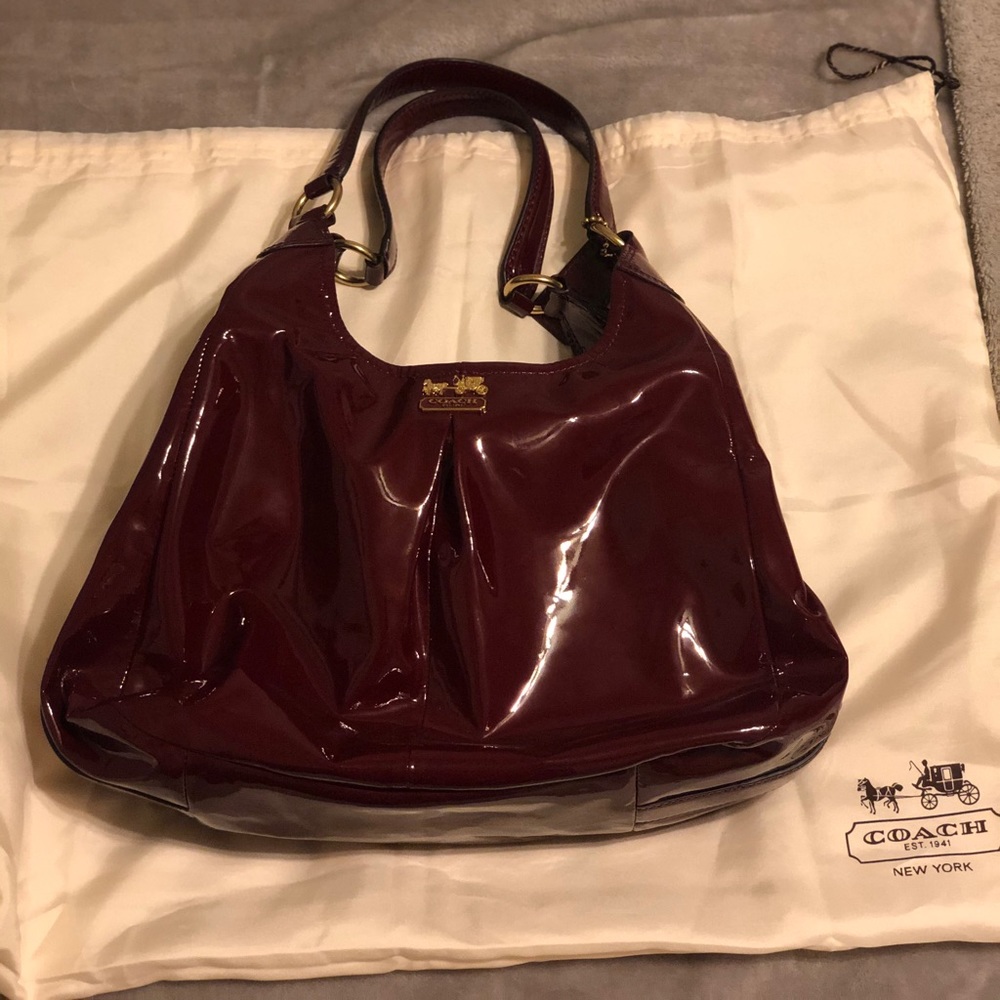 Coach Madison Patent Bag